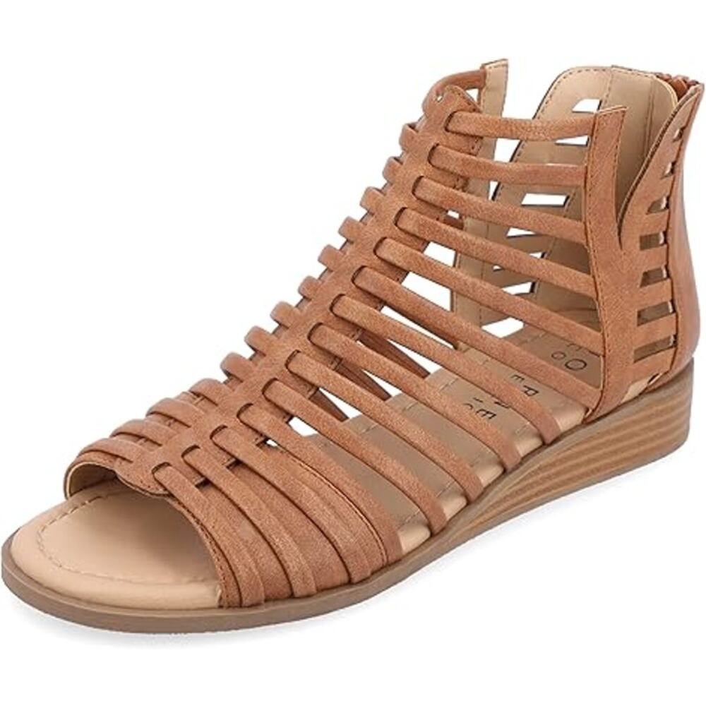 Journee Women's Delilah Wide Gladiator Sandals